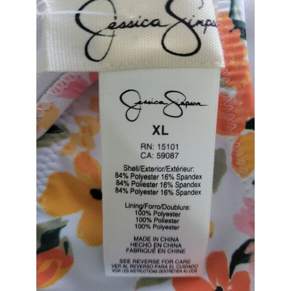 JESSICA Simpson Summer Dreaming Ruched Hipster Bikini Bottom. Size X. NWT $46 - Picture 4 of 4